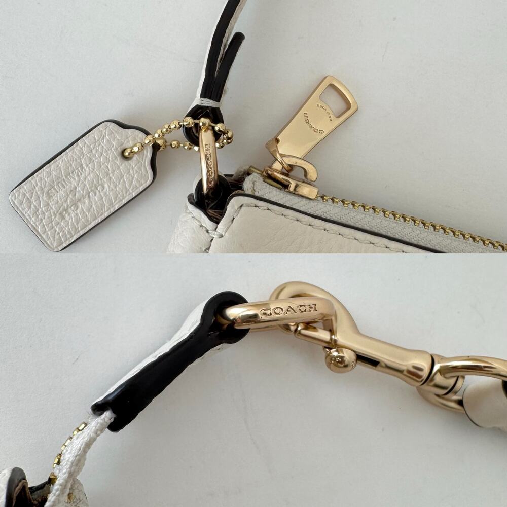 Coach x Peanuts Nolita 19 Leather Mini Shoulder Bag Gold/Chalk Multi CBM76 - Picture 15 of 16